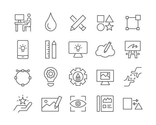 设计图标-矢量线图片下载