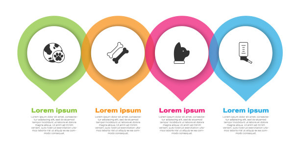 集世界宠物狗骨猫和饮酒者为小图片下载