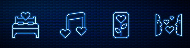 集行花玫瑰居室音乐音符音色图片下载