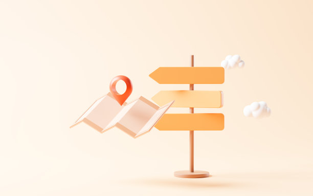 招牌卡通风格，3d渲染。图片下载