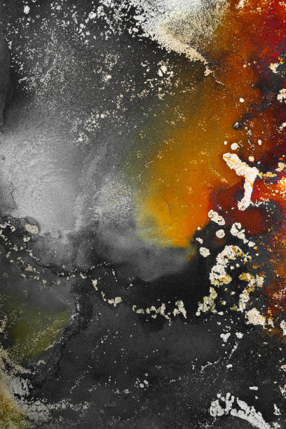 燃烧抽象的背景由大理石水墨艺术的精美原画图片下载