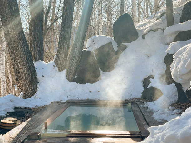 冬季温泉图片下载