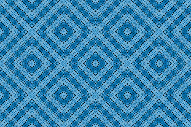民族图案，菱形，蓝色，插图图片下载