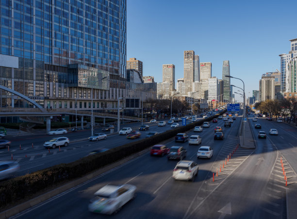 北京双井CBD天际线图片下载