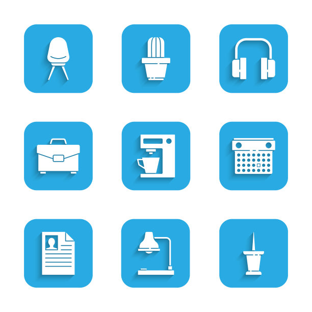 设置咖啡机台灯推销日历图片下载