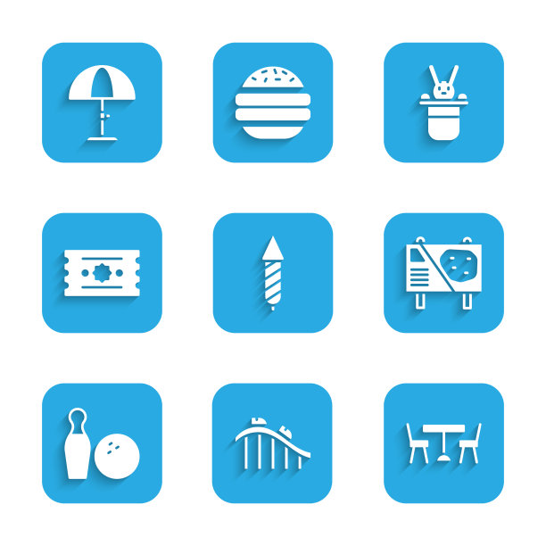 设置烟花火箭过山车野餐桌图片下载