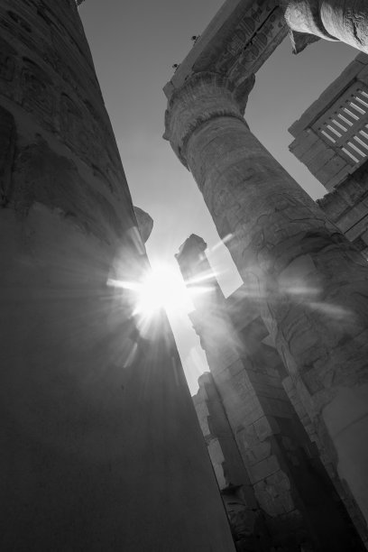 卢克索的古埃及柱图片下载