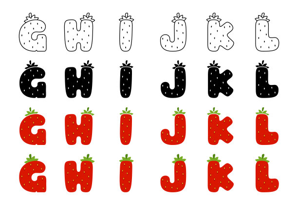 孤立的平面体字母图片下载