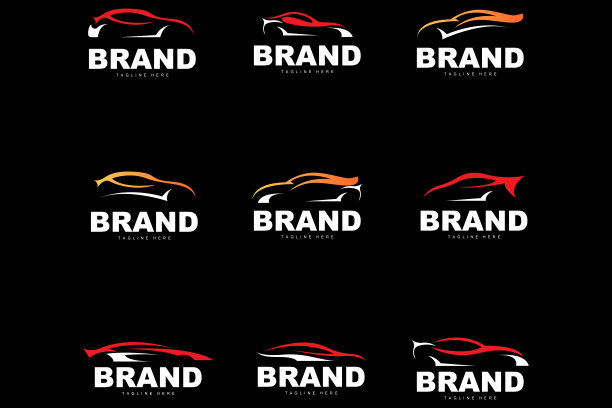 汽车标志，汽车维修矢量，汽车零部件产品品牌设计图片下载