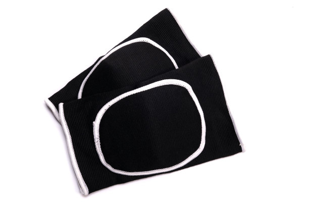 运动护膝为排球或体操隔离上白色图片下载