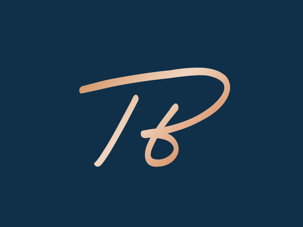 TB字母标志。大写字母t，大写字母b装饰签名字符。书法字母的首字母。图片下载