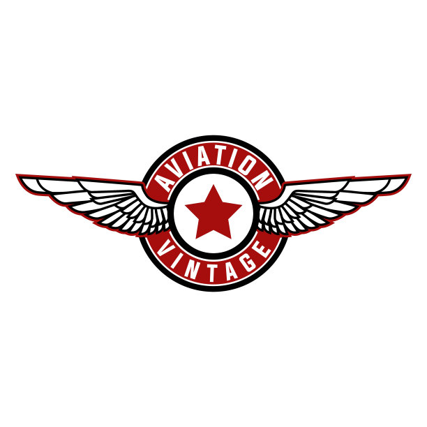 平面复古矢量图形模板。飞行航空复古飞机插图。图片下载