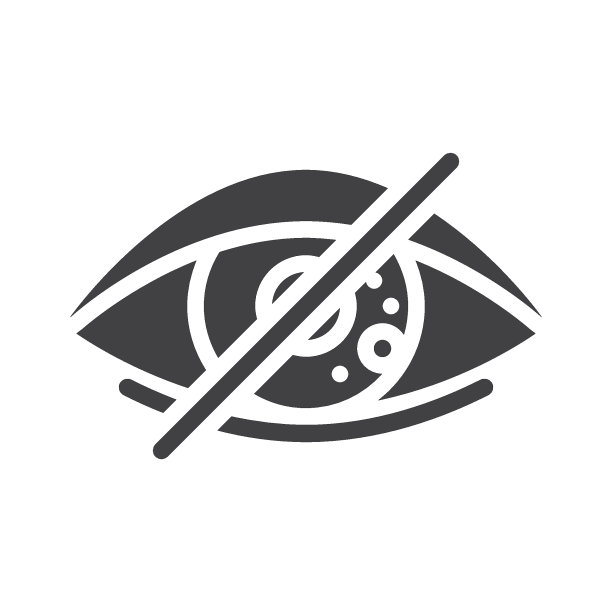 盲眼矢量图标图片下载