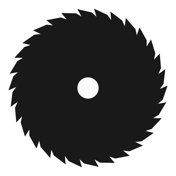 圆锯矢量图标图片下载