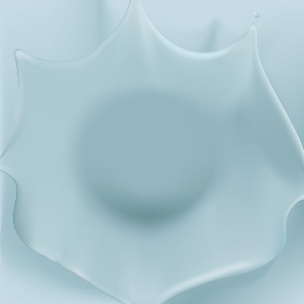 3D插图极简抽象美容或化妆品液体，面霜，粉底或洗发水滴海报，书籍封面或广告背景。图片下载
