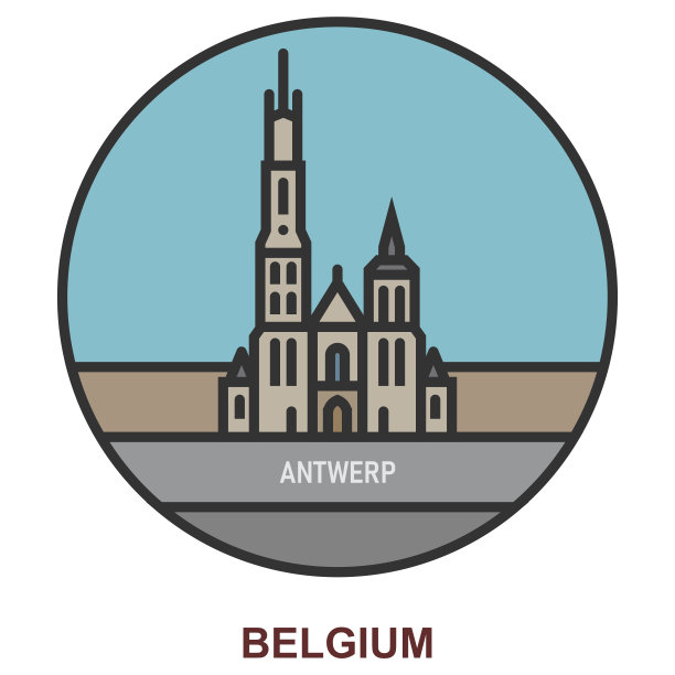 安特卫普。比利时的城镇图片下载