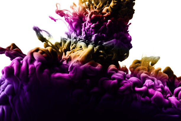 抽象的飞溅流动的油漆图片下载