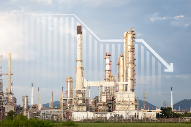 有经营理念的炼油厂或石化厂。图片下载