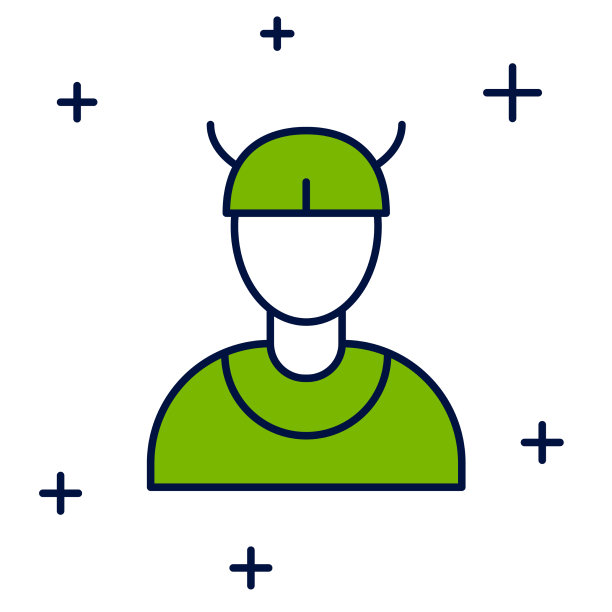 填补轮廓海盗头图标孤立的白色图片下载