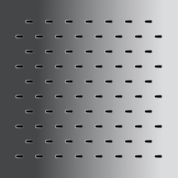 浴室排水管方形设计-钢金属银色穿孔纹理背景-椭圆形图案图片下载