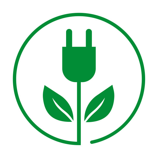 绿色莲座叶。绿色能源。矢量插图。图片下载