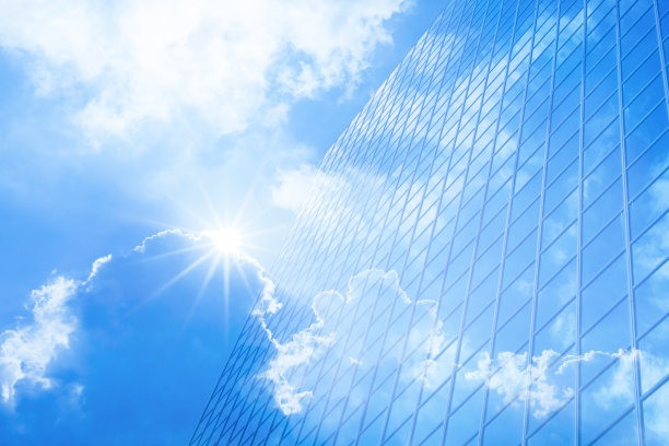 办公大楼的数字合成图像图片下载