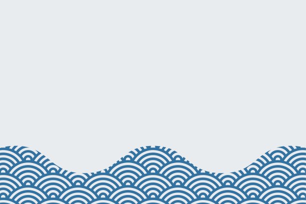 日本图案SEIGAIHA背景材料矢量插图材料图片下载