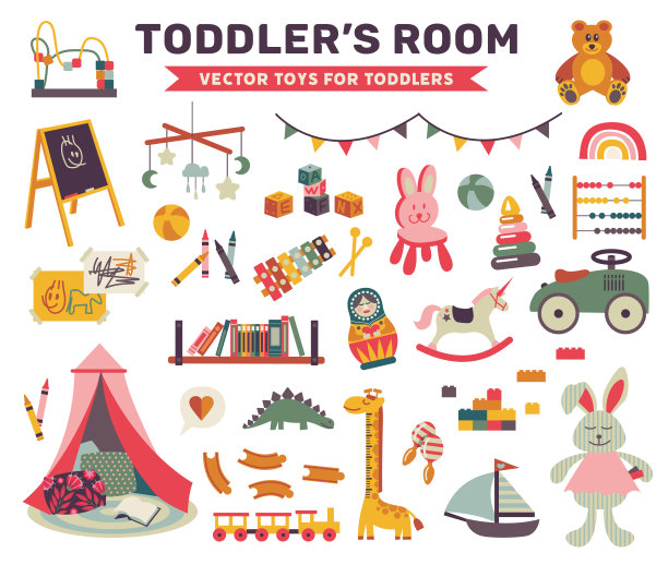 孩子的房间和玩具图片下载