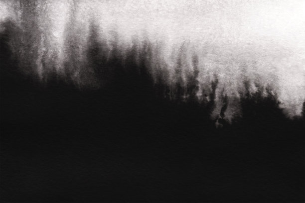 水彩，抽象，纹理模糊，黑白背景。图片下载