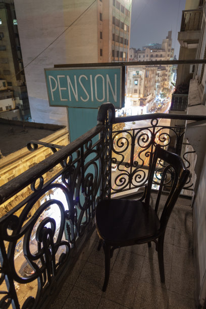 埃及开罗的阳台和旅馆标志图片下载