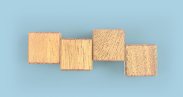 木立方排列成形状图片下载