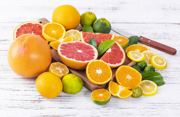 柑橘类水果背景图片下载