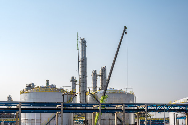 未建成化工厂厂房及建筑设备图片下载