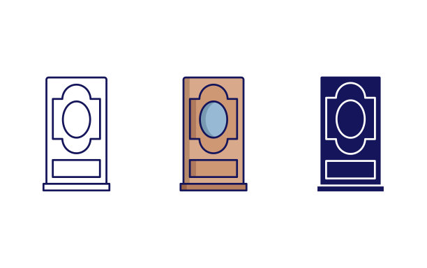 门矢量图标图片下载