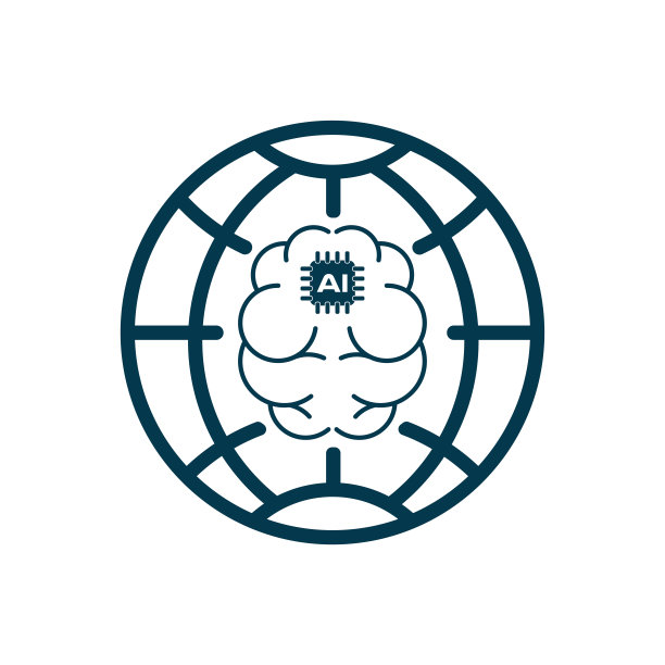 人工智能芯片技术的世界wep，应用程序，矢量插图的UI系统图片下载