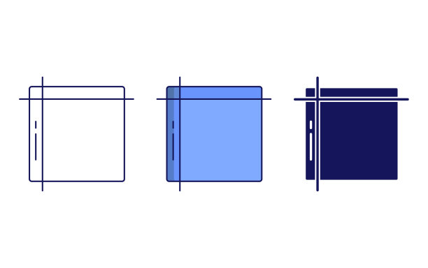 网格工具矢量图标图片下载