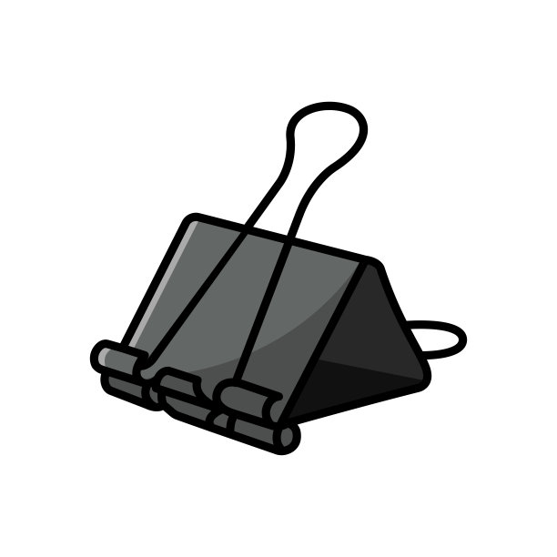 牛头犬剪辑图标矢量设计模板在白色背景图片下载