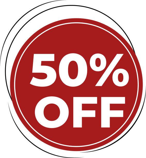 出售贴纸。特惠价格标志。广告折扣符号。图片下载