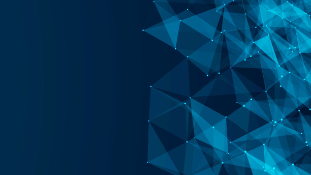 抽象数字通信点。技术背景。网络连接结构。彩色丛效果。3 d图片下载