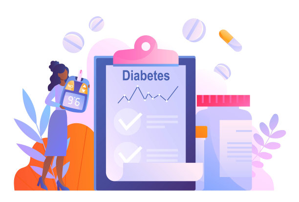 患有糖尿病的女性图片下载