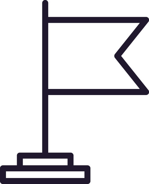 单线旗帜图标矢量插画（适用于设计、网站、网店、在线书籍等）图片下载