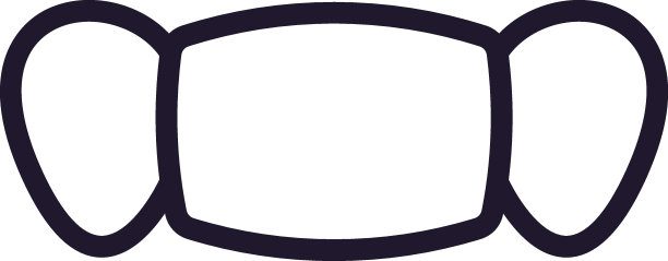 面具矢量线图标。优质标志的网站，设计，网上商店，公司，书籍，广告。白色背景上孤立的黑色轮廓象形图图片下载