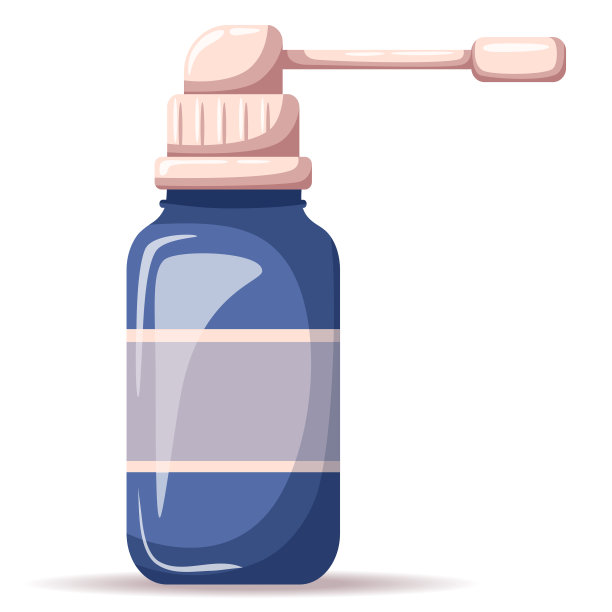 喉咙喷雾。医学、药房和保健概念。图片下载