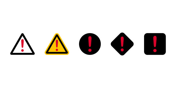 警告警告标志。感叹号。注意向量插图。危险标志图标。图片下载