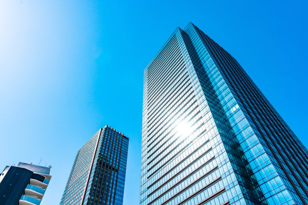 俯瞰东京办公楼图片下载