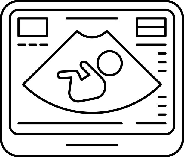 怀孕超声线图标宝宝怀孕图片下载