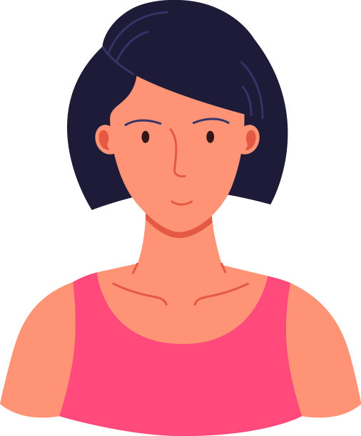 女化身年轻女子肖像微笑图片下载