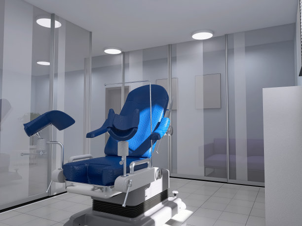 妇科诊室3D渲染插图图片下载