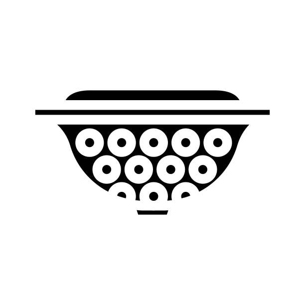 水槽过滤器家庭内部符号图标矢量插图图片下载