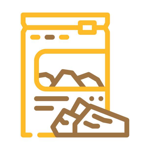 有机巧克力糖果食物颜色图标矢量插图图片下载